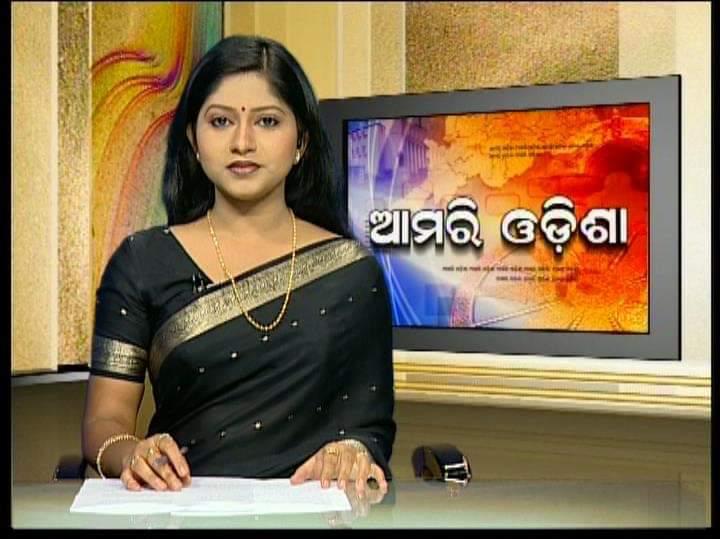 Dt. Suchismita Moharana as a news anchor